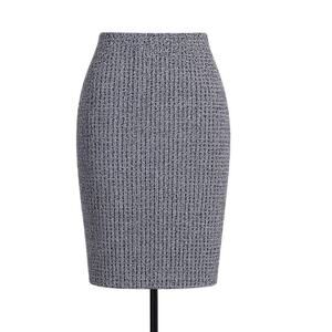 Adrianna Papell Geometric Pencil Skirt | Stretch Cotton Workwear Chic | Size 12